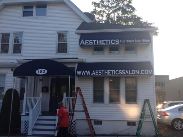 Clarke and Son Signs - Multiple Awnings (1) Photograph: Clarke And Son Signs Multiple Awnings 1
